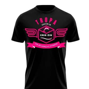 Camiseta Tropa- Equipe Cris Zin - coleção2025